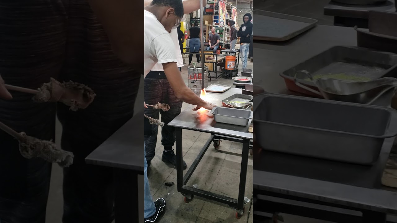 Artreachchicago glassblowing project fire Chicago(3) YouTube