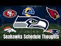 Processing The 2026 Seattle Seahawks Schedule - The Good and The Bad