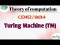 Turing Machine in Theory of Computation (Tamil) 🔍