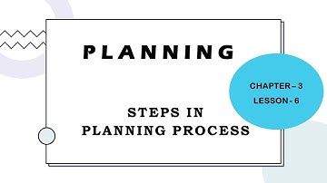 Planning Process | Steps in Planning Process | Planning Function | Functions of Management