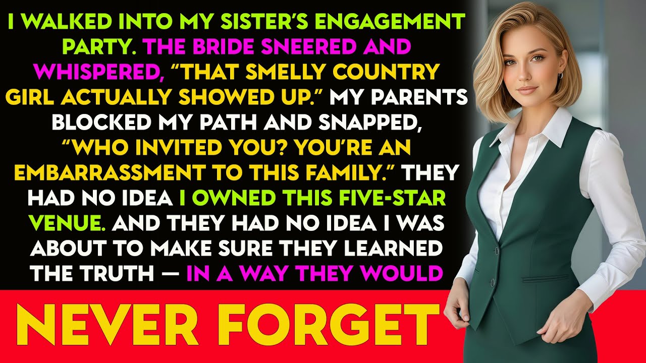 My Parents Humiliated Me as a Poor Waiter at My Sister’s Wedding — Until I Exposed I Owned It