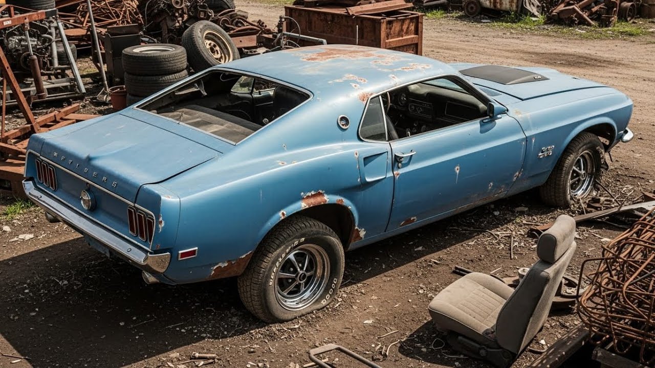 No Creerás la Increíble Transformación ASMR de este Ford Mustang Boss 429 de 1969