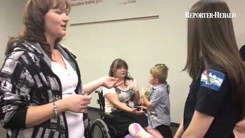 Tiffany Copeland was pleased to meet the first res...
