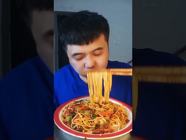 Today eat spicy noodle 