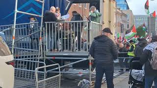 Rear of Palestine Demo. @ Leinster House, Dublin, 4th October 2025