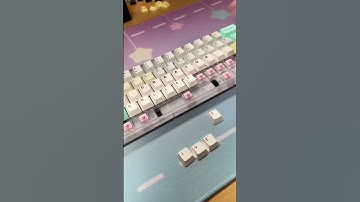 these new keycaps and switches are much better #shorts