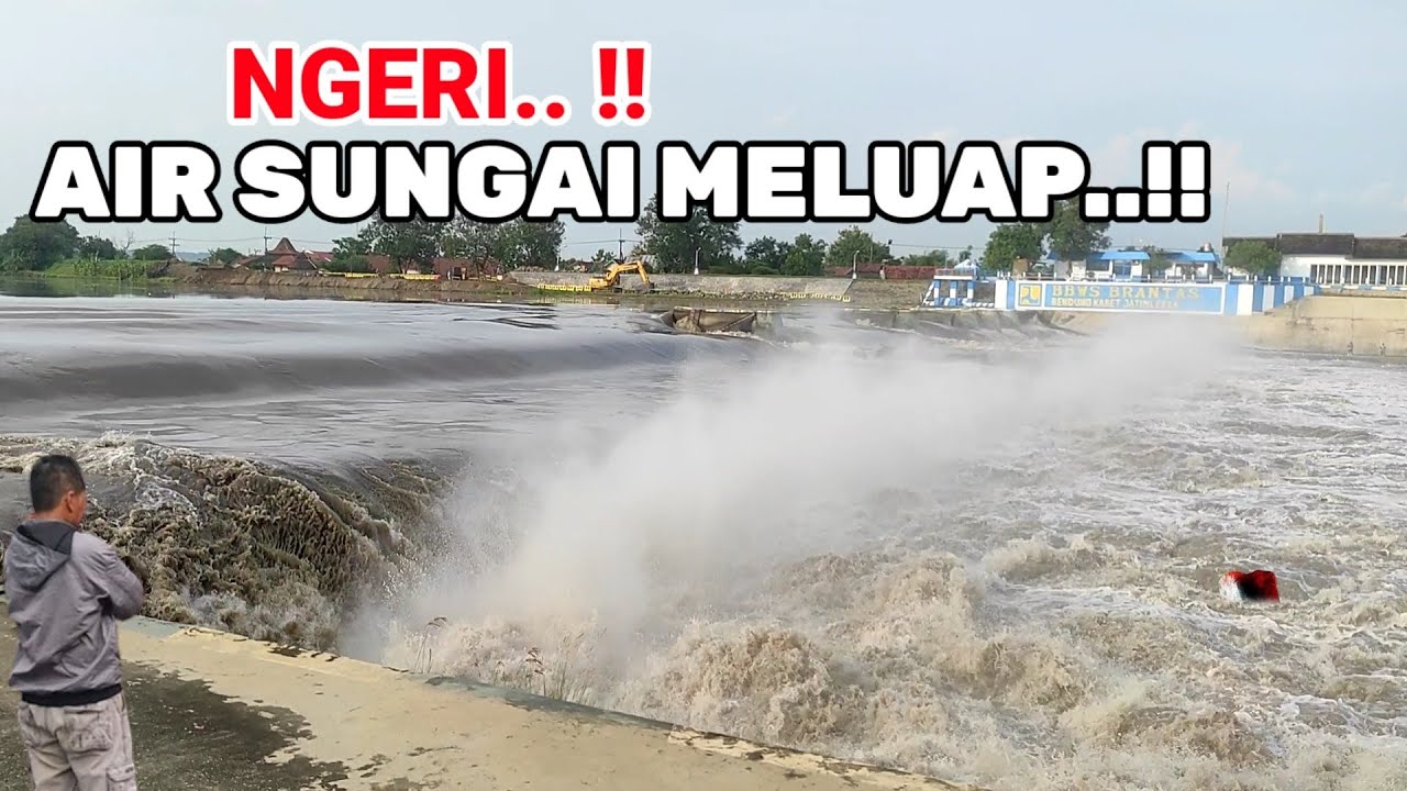 Ngeri.! Potensi hujan tinggi air sungai meluap warga jombang ketar ketir 
