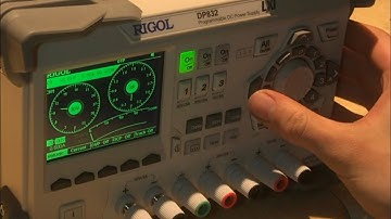 USING rigol dp832 programmable dc power supply (3 channels)