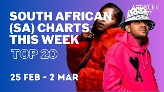 SA Charts: Top 20 Songs in South Africa This Week (25 February - 2 March 2024)