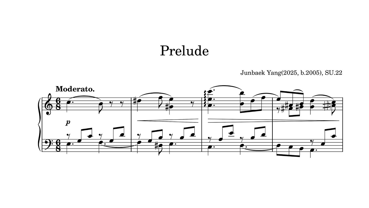 Original Composition - Prelude in C Major Original Composition - Prelude in C Major