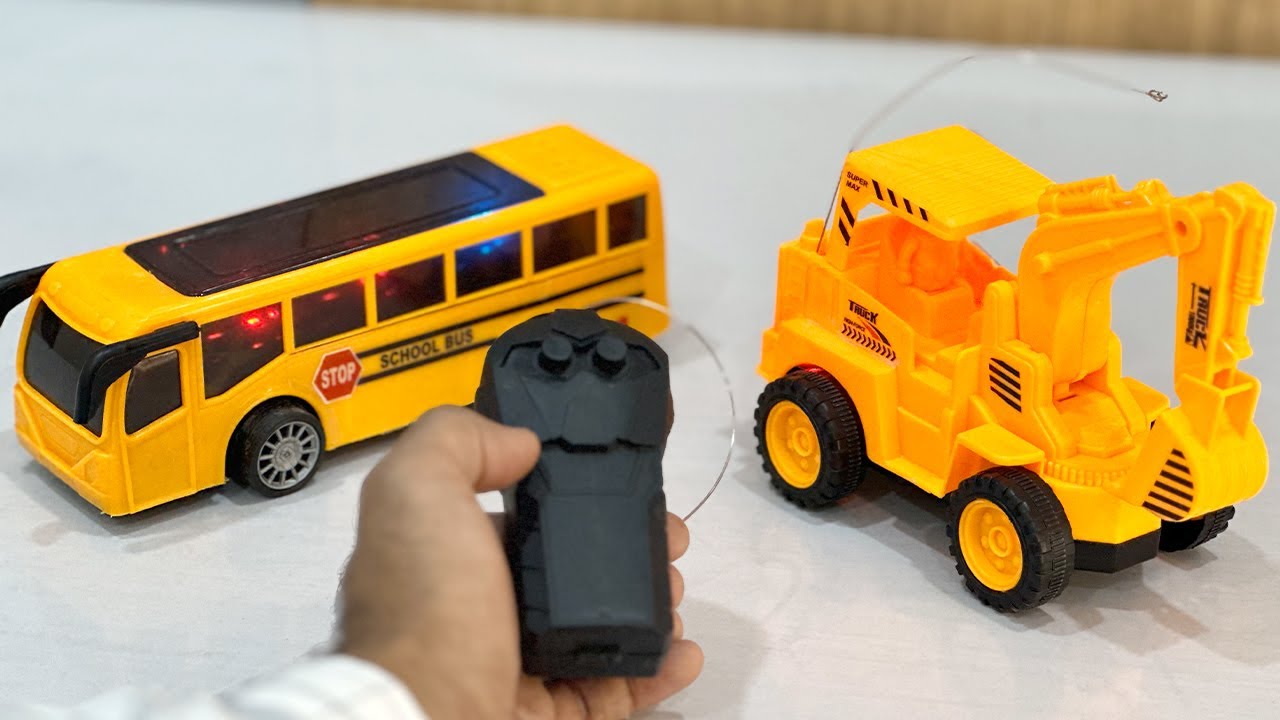 2 RC Car 1 Remote Control Remote Control RC Car JCB 4 Function