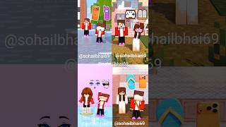 Who is the closest to JJ? 🤔😮 Minecraft