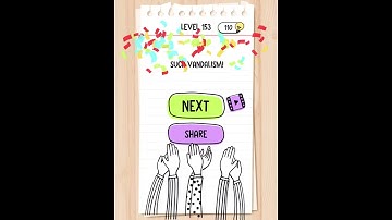 Brain Test Level 153 Break The Window With The Stone.