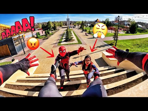 I ESCAPE THE ANGRY PARENTS 2 Action ParkourPOV Chase Spiderman Parkour Funny Viral Pov