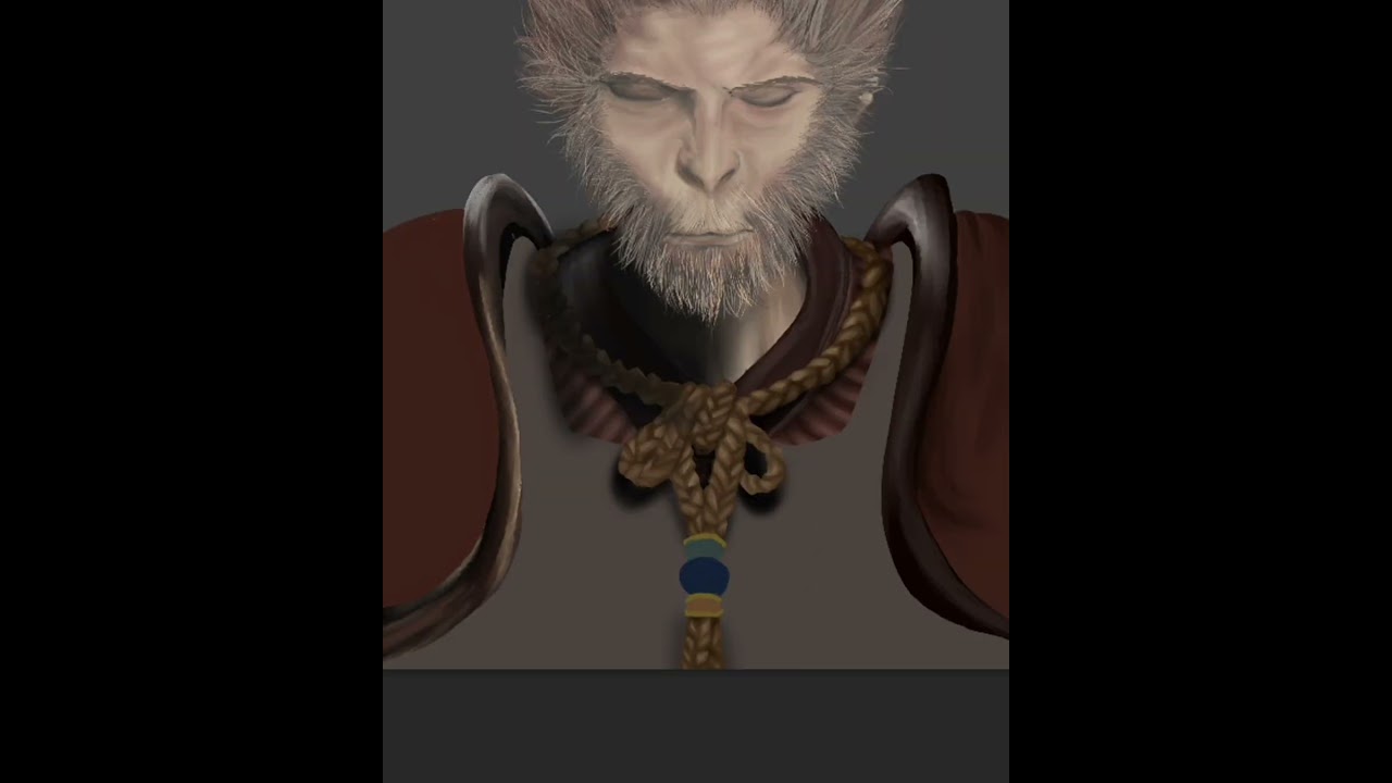 Black myth : Wukong digital portrait 