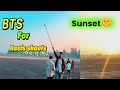 Sunset | Behind the Scenes for Reels shoots | vlogs