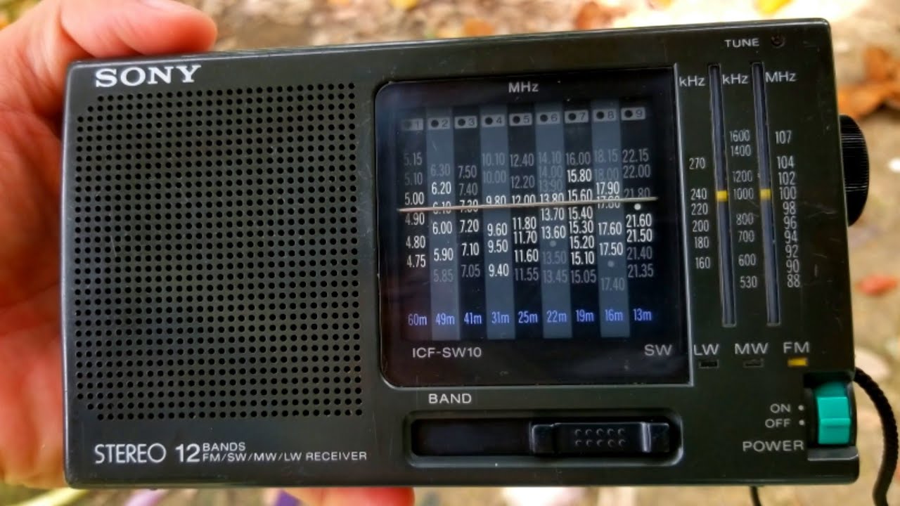 Sony ICF SW10 - YouTube