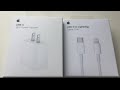 Unboxing USB-C to Lightning and 18W Apple charger