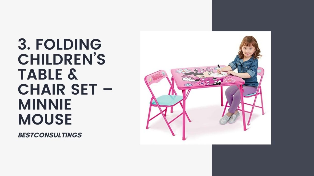 Kids Folding Table and Chairs