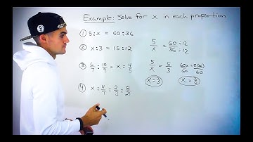QMS 110 (Ryerson University) - Solve for X in Proportion Equations
