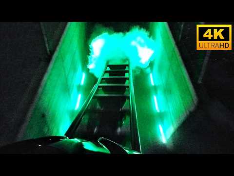 Siren's Curse Night POV Front Seat 4K 60 fps ALL NEW Roller Coaster at Cedar Point Sandusky, Ohio