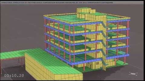 Test case 2   Collapse simulation Pyne Gould building 1
