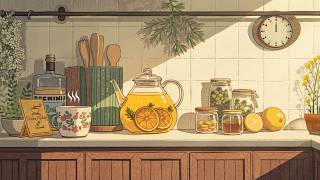 Honey Lemon Tea & Quiet Kitchen Vibes 🍯🪴 Relaxing Lofi for Reading & Focus