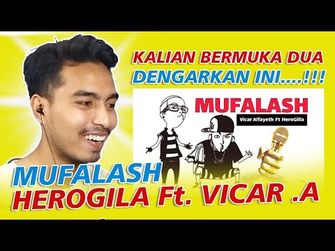 INDONESIAN REACTS TO HeroGila Ft  Vicar Alfayeth   MUFALASH    Official Lirik Video