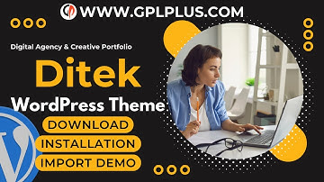 Ditek - Digital Agency & Creative Portfolio WordPress Theme , Download , Installation & Import Demo