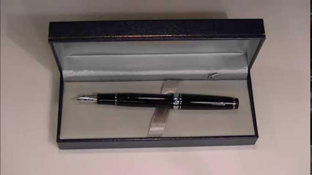 Sailor Professional Gear Slim fountain pen in Black with Sapporo Silver