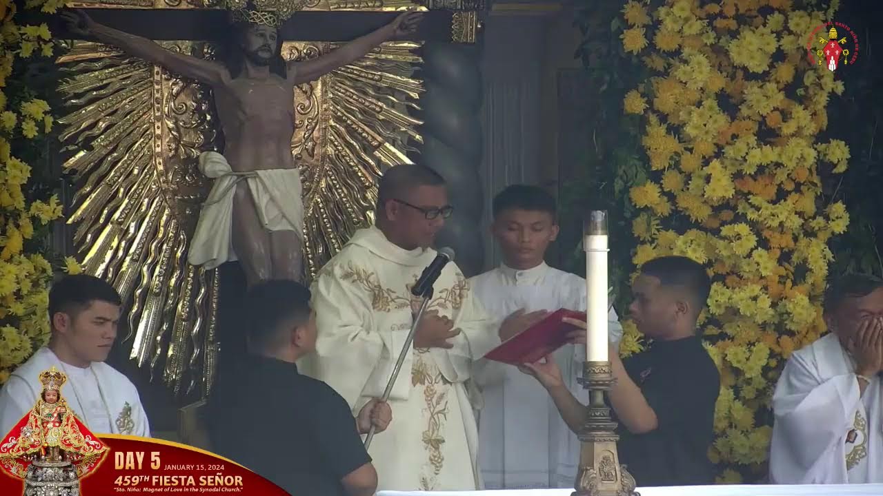 459th Fiesta Señor | 10:00 AM Novena Mass | January 15, 2024 #OSANiño