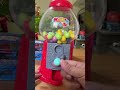 RED GIANT GUMBALL MACHINE 🐼15🌝⛽️🌈#gumballmachine #shorts #asmr