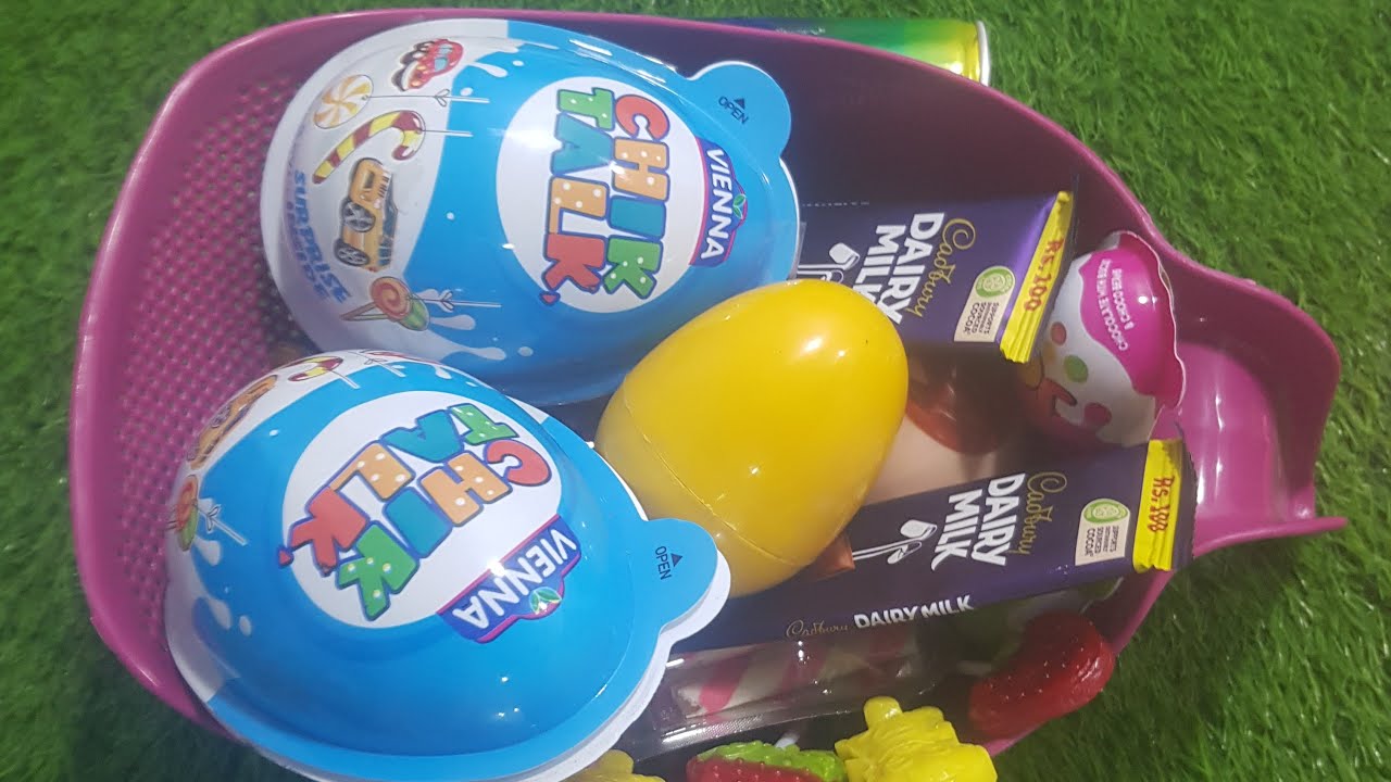 eggs unboxing candies with candy asmr #asmr #satisfying #eggs