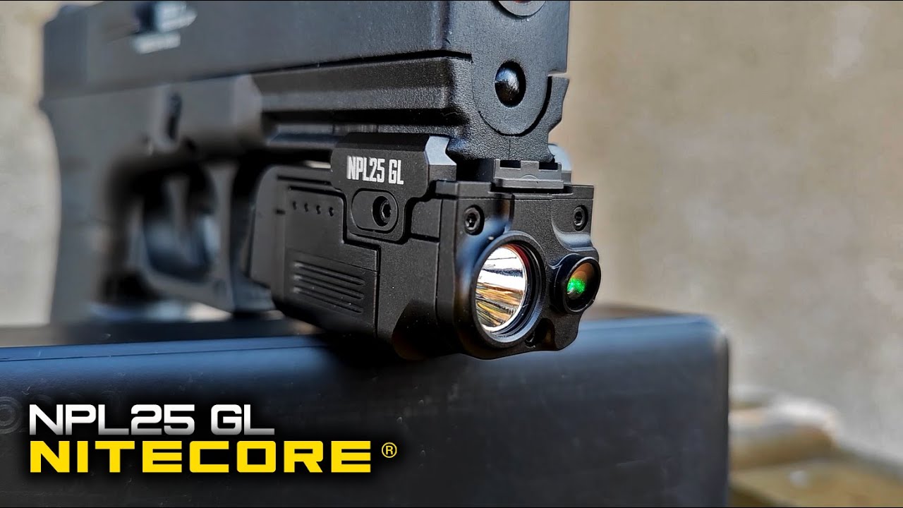 Nitecore Edc 37 Nitecore NPL25 GL - Lampada Arma Ricaricabile Con Laser Verde 660007 - 2