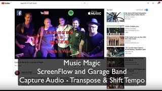 Music Magic using ScreenFlow & GarageBand