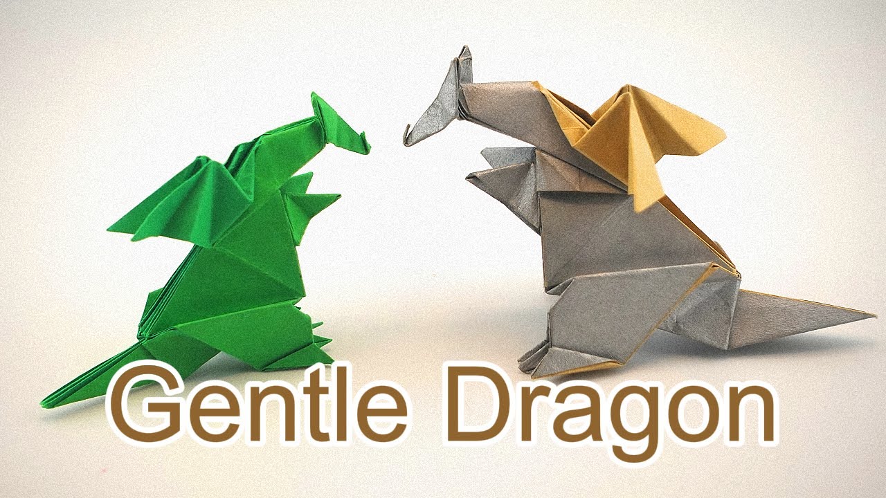 Origami Gentle Dragon Tutorial: Step-by-Step Fold of Hideo Komatsu's Elegant Design