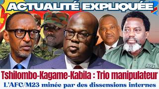 Actu Explique 0404  Tshilombo  Kagame  Kabila  Trio Manipulateur Lafcm23 Mine En Interne
