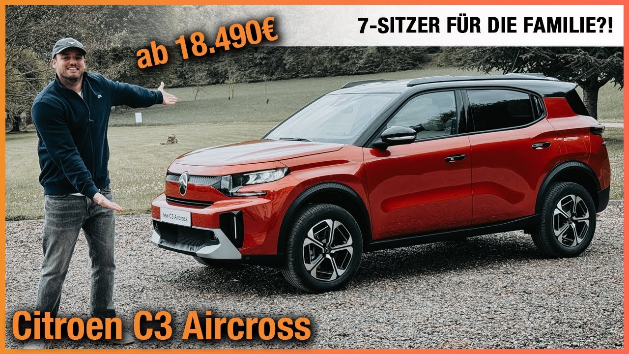 Citroen C3 Aircross (2024) Alles zum NEUEN bezahlbaren 7-Sitzer ab 18.