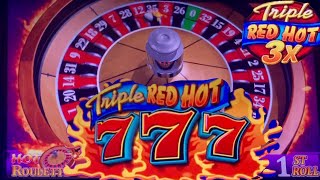 TRIPLE RED HOT 777 SLOT HOT ROULETTE WHEEL BONUS screenshot 4