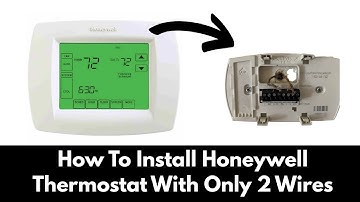 How To Install Honeywell Thermostat With Only 2 Wires (STEP BY STEP)