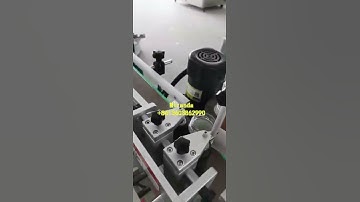 automatic sticker labeling machine calibrating video  juice bottle label applicator