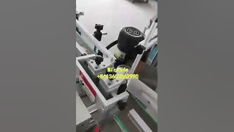automatic sticker labeling machine calibrating video  juice bottle label applicator