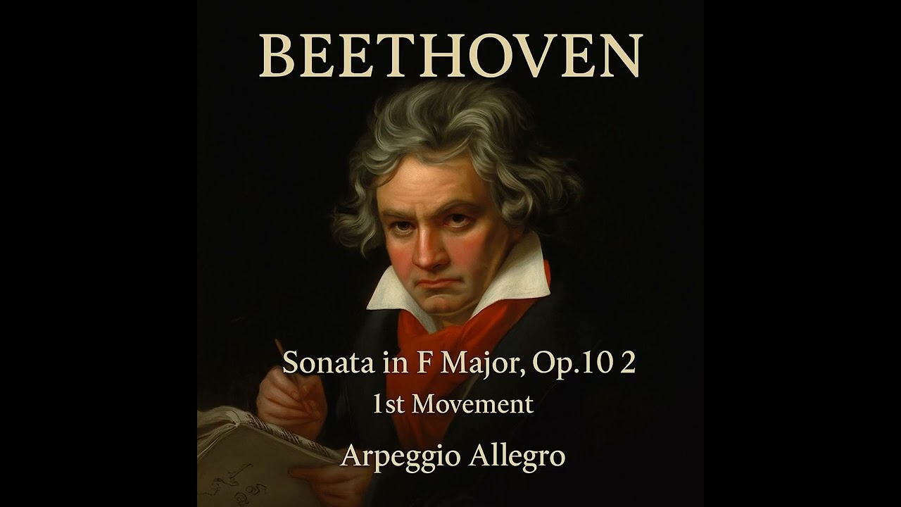 Beethoven Sonata in F Major, Op.10 No2 Premier mouvement | Musique classique  libre de droit