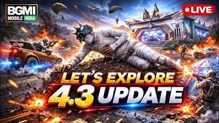 🔴 BGMI LIVE 🔥 4.3 UPDATE 🤬 | FULL RUSH GAMEPLAY | Battle X Live #pubglive #bgmilive #shortfeed