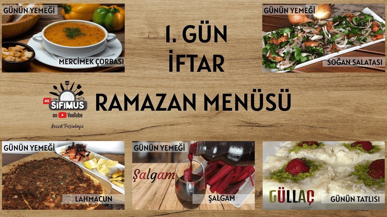 2022 RAMAZAN İFTAR MENÜSÜ ÖNERİSİ  30 günlük ✔ #1 Gün YEMEK TARİFLERİ #shorts