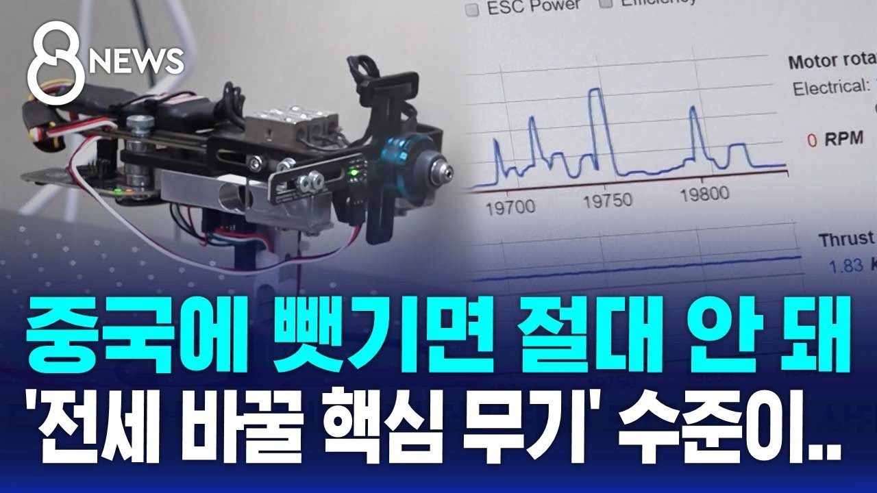 중국에 뺏기면 절대 안 돼…한국, 더 뒤처지면 '치명적' / SBS 8뉴스