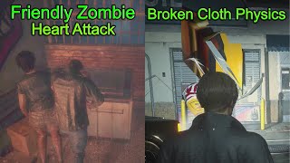 RE2 - Cloth Physics & Friendly Zombie Heart Attack by FantasyNero 18 views 10 months ago 3 minutes, 20 seconds