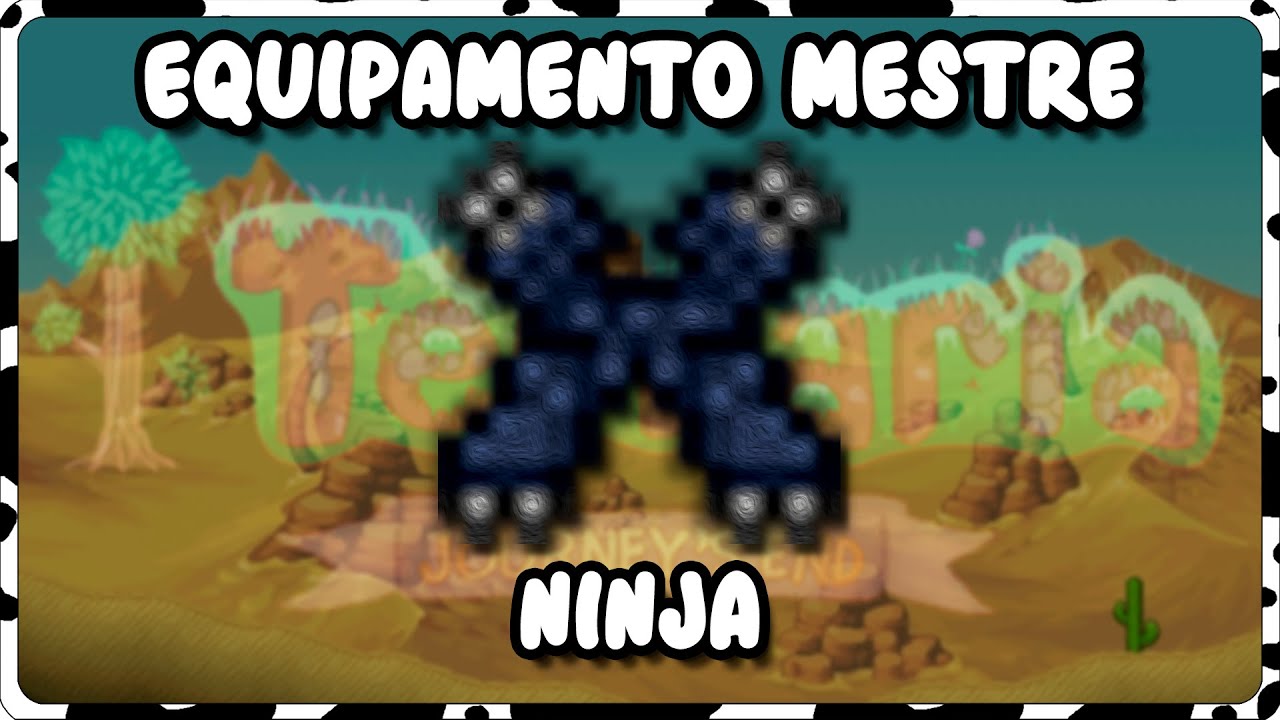 EQUIPAMENTO MESTRE NINJA TERRARIA 1.4 (TUTORIAL) YouTube