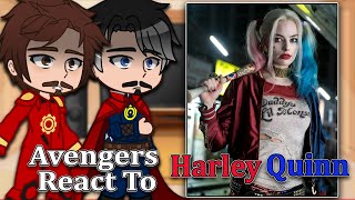 Avengers React To Harley Quinn| Suicide squad | Gacha react |  Full Video