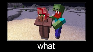 Minecraft wait what meme part 217 (Crazy Scary Zombie)